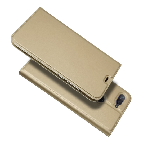 Xiaomi Mi 8 Lite auto-absorb nahkainen suojakotelo - Kulta