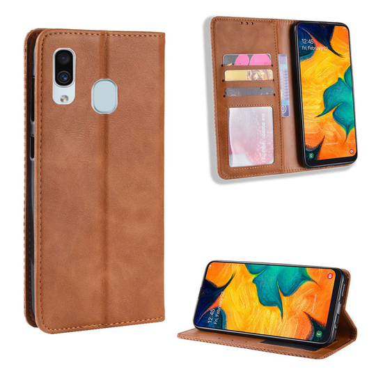 Bofink Vintage Samsung Galaxy A20e kotelot - Ruskea