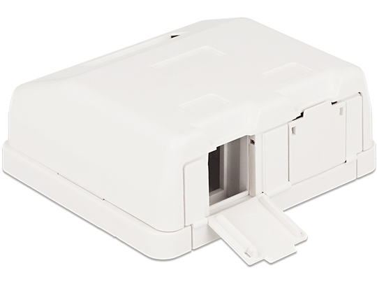 Keystone Surface Mounted Box 2 Port With Dust Cover