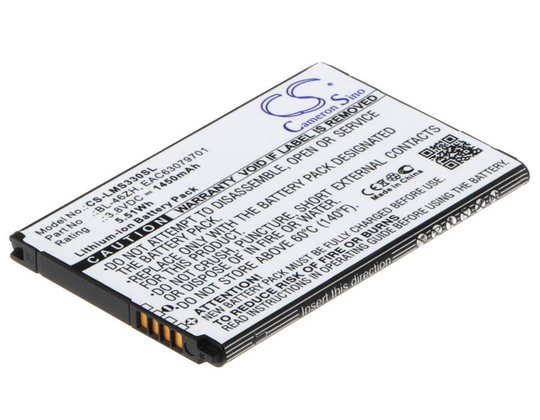 LG AS330 AS375 Escape 3 akku 1450mAh