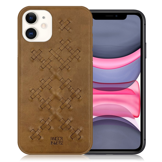 Raigor Inverse WEAVE Cover for iPhone 11 - Brown