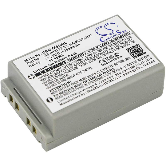 Casio DT-X200 DT-X200-10E DT-X200-20E akku 3000mAh