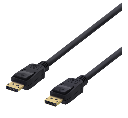 DisplayPort-kaapeli, 0,5 M, 4K UHD, DP 1.2, Musta