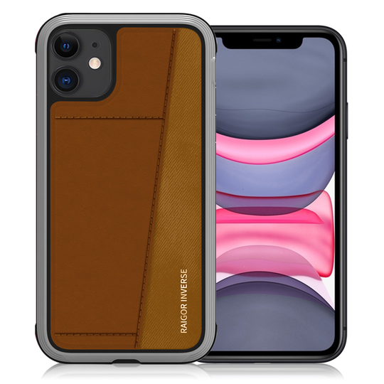 Raigor Inverse JACK Cover for iPhone 11 - Brown