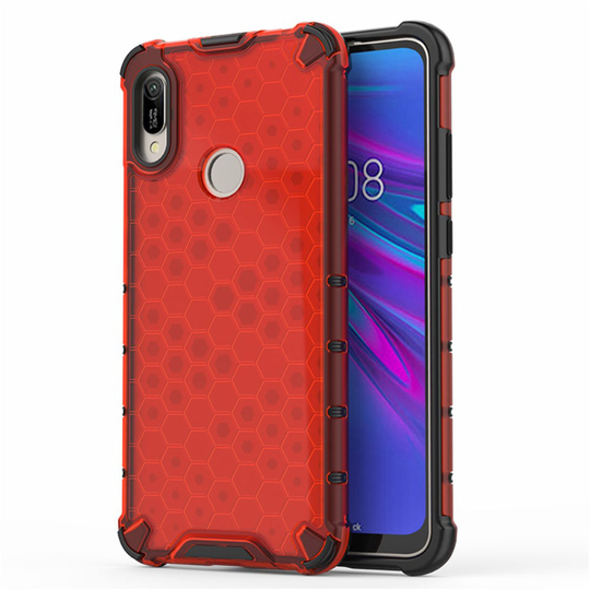 Bofink Honeycomb Huawei Y6 2019 kuoret - Punainen