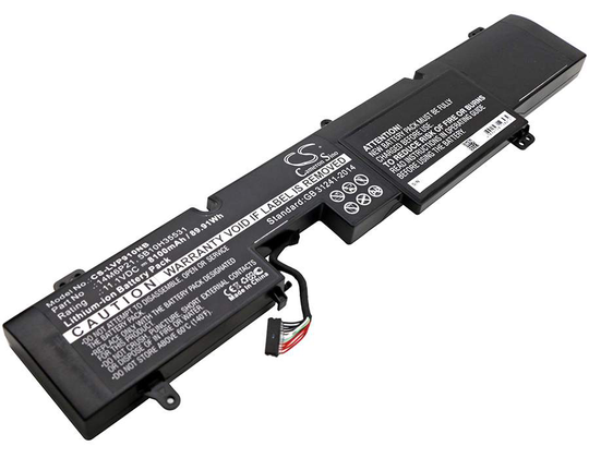 Lenovo IdeaPad Y900 IdeaPad Y910 akku 8100 mAh- Musta