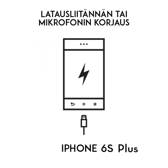 iPhone huolto - Apple iPhone 6S Plus Latausliittimen ja mikrofonin ja kuulokeliittimen korjaus