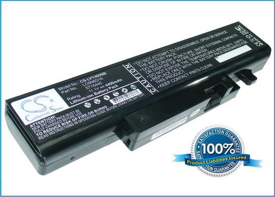 Lenovo IdeaPad Y460 akku 4400 mAh - Musta
