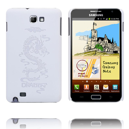 Dragon Frosted (Valkoinen) Samsung Galaxy Note Suojakuori