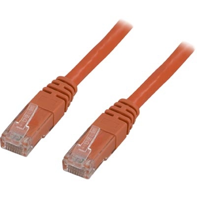 U/UTP Cat6 Laitekaapeli, 10m, 250MHz, Delta-sertifioitu, LSZH, Oranssi