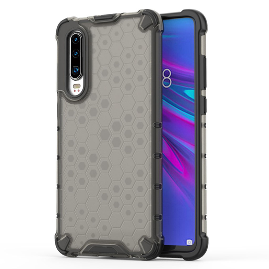 Bofink Honeycomb Huawei P30 kuoret - Harmaa