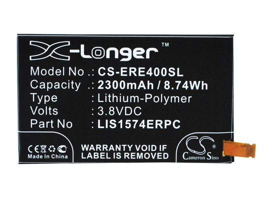 Sony Ericsson Xperia E4 / A2 / Z2 Compact akku 2300 mAh