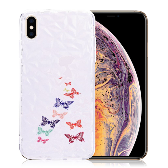 iPhone 9 Plus Iskukestävä Pehmeä Kuviollinen Silikooni Muovinen Takasuoja Kuori - Nalle Ja Ilmapallot
