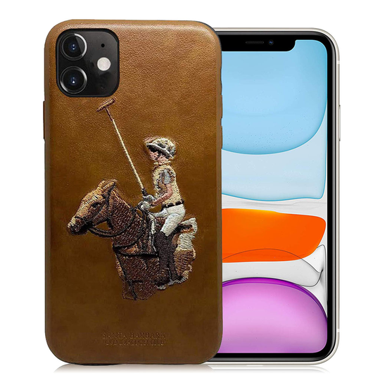 Jockey - Santa Barbara Polo & Racquet Club - iPhone 11 - Brown