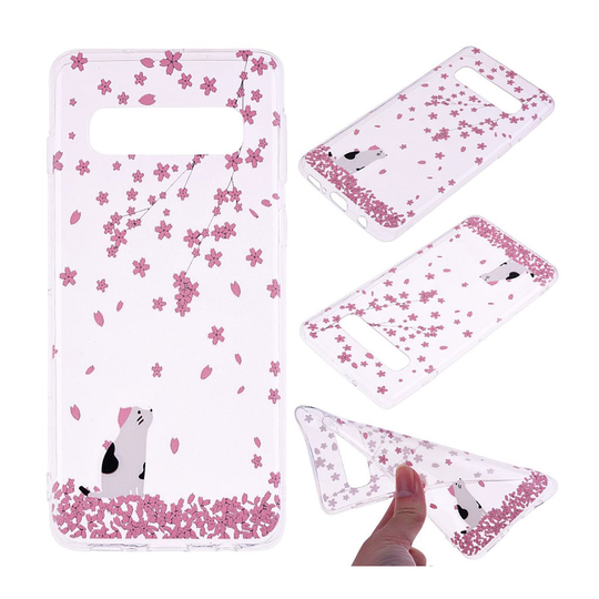 Samsung Galaxy S10 Plus kuosillinen flip Suojakotelo - Eloisa Kukka