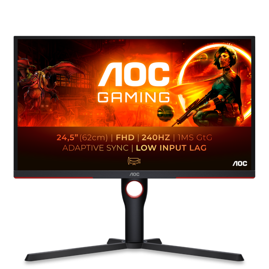 AOC 25G3ZM 25" FHD VA HAS DP/HDMI 240HZ FREESYNC