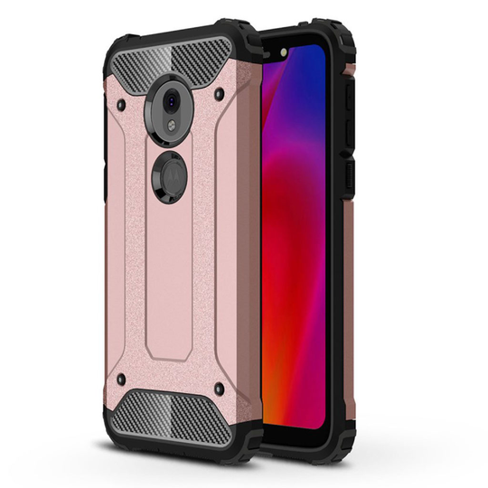 Armour Guard Motorola Moto G7 Play kuoret - Ruusukulta