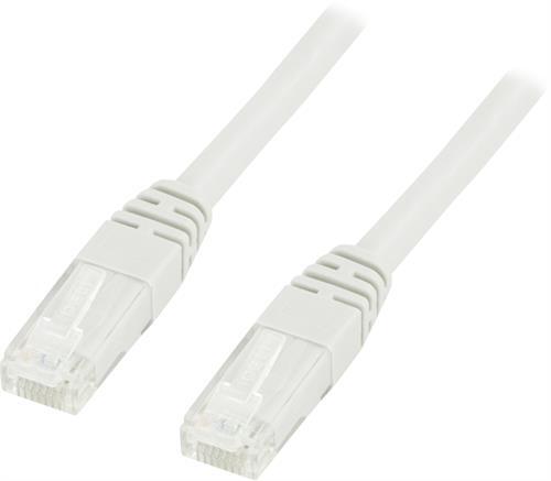 U/UTP Cat6 Laitekaapeli, 0,3m, 250MHz, Delta-sertifioitu, LSZH, Valkoinen