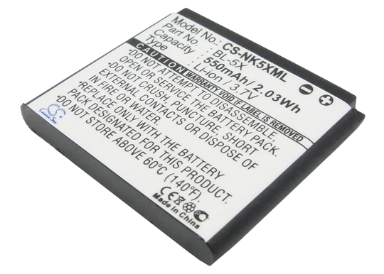 Nokia 8800 8800 Sirocco 8801 akku 550 mAh