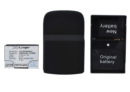 Blackberry Torch Torch 9800 akku 2600 mAh