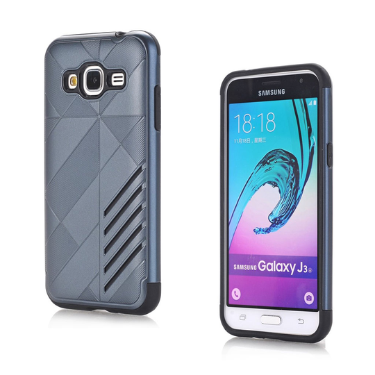 Absalon Samsung Galaxy J3 (2016) Joustava Muovikuori - Tummansininen