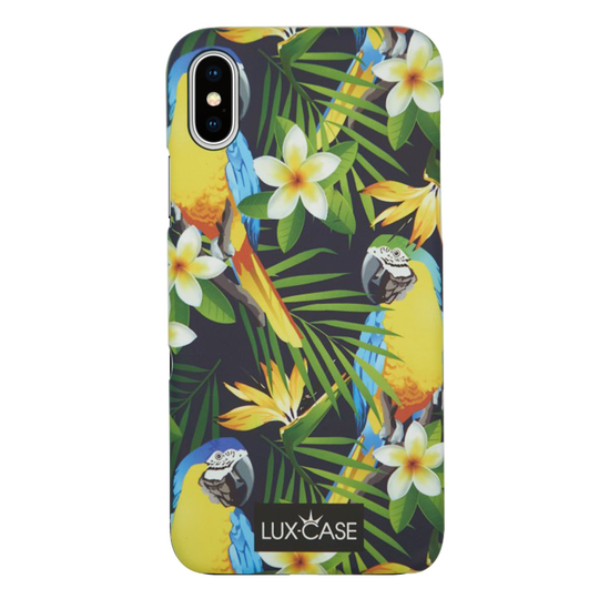 Lux-Case Tropicase™ for iPhone X -Cockatoo