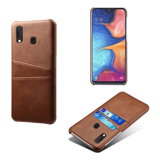 Dual Card Samsung Galaxy A20e kuoret - Ruskea