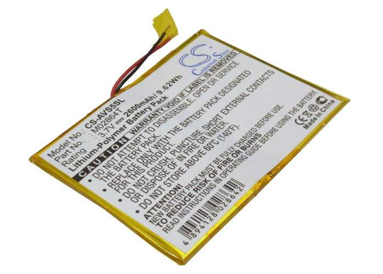 Archos 5 60GB MP3-Soittimen Akku