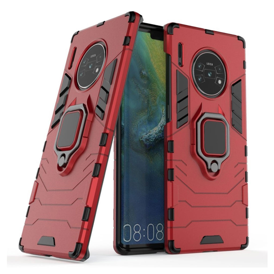 Ring Guard Huawei Mate 30 Pro kuoret - Punainen