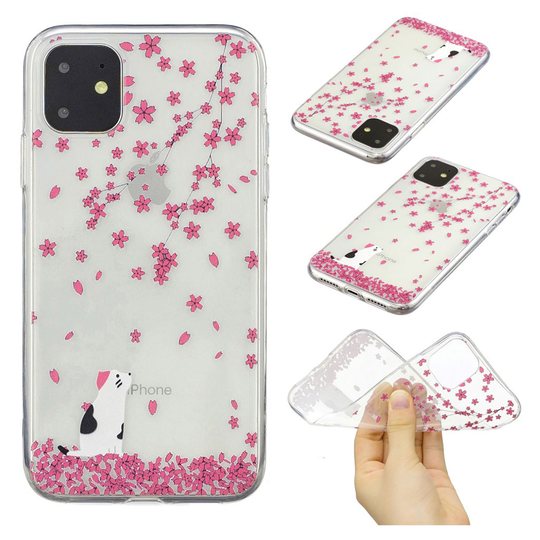 Deco iPhone 11 kuoret - Kissa ja Kukka Oksat