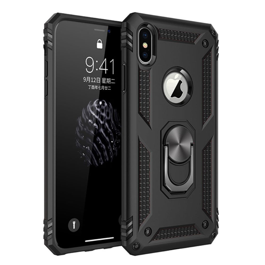 Bofink Combat iPhone Xs Max kuoret - Musta