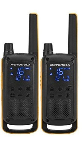 T82 Extreme Walkie-Talkie, 10km, IPX4, 16 Channels, Black