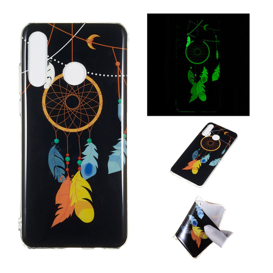 Huawei P30 Lite noctilucent case - Feather Dream Catcher
