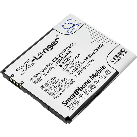 ZTE Obsidian Z820 akku 1800 mAh