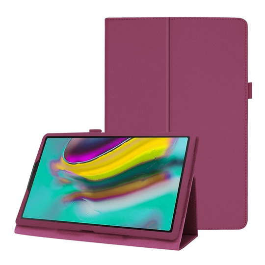 Samsung Galaxy Tab A 10.1 (2019) litchi leather case - Purple