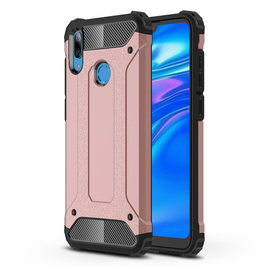 Armour Guard Huawei Y7 2019 kuoret - Ruusukulta