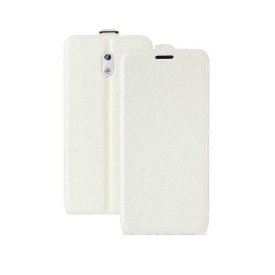 Nokia 3 design nahkakotelo - Valkoinen