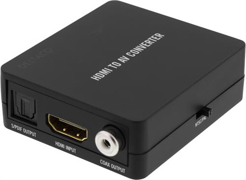 Signaalinmuunnin HDMI v1.3 >komposiittivideo S-Video&ääni PAL&NTSC