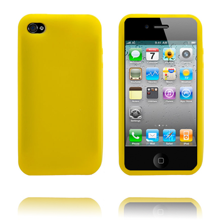 Soft Shell (Keltainen) iPhone 4S Silikonikuori
