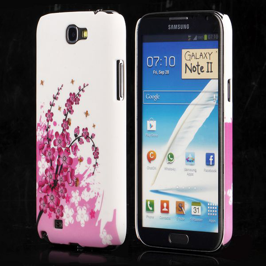 Valentine (Pinkki Kukkakimppu) Samsung Galaxy Note 2 Suojakuori