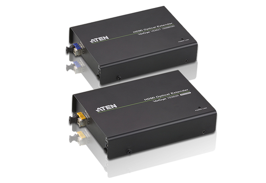 HDMI Extension Over Fiber Cable, Up To 600m, 1080p, 3D, HDCP, HDMI 19-pin (fe), RS-232, LC Simplex,