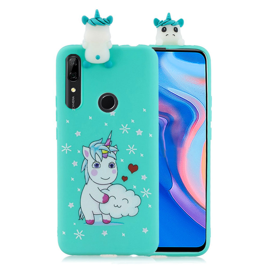 Cute 3D Huawei P Smart Z kuoret - Enhjørning