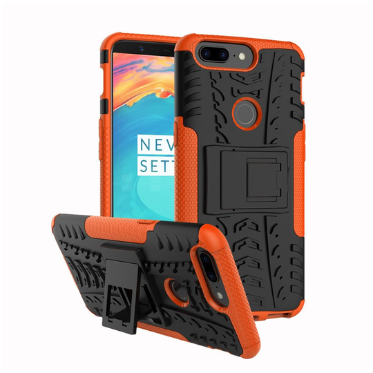OnePlus 5T kestävä suojakuori - Oranssi