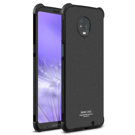 Motorola Moto Z3 Play IMAK Pehmeä Iskukestävä Muovinen Takasuoja Kuori - Matta Musta
