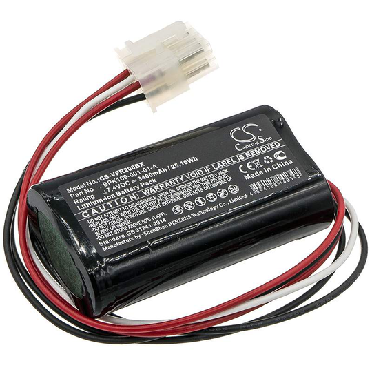 VeriFone PCA169-001-01 PCA169-404-01-A Ruby 2 akku 3400mAh