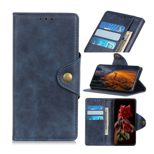 Samsung Galaxy A40 simple leather case - Blue