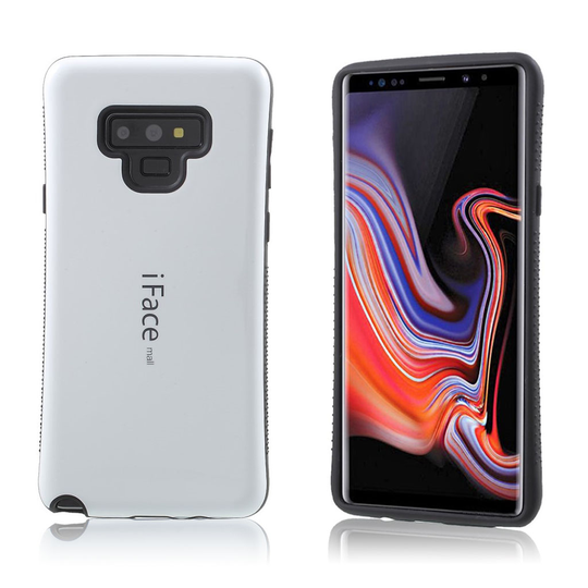 Samsung Galaxy Note9 IFACE MALL Hybriidi Muovinen Takasuoja Kuori - Valkoinen