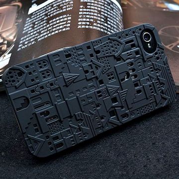 City 3D (Musta) iPhone 4S Suojakuori
