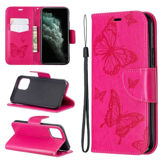 Butterfly iPhone 11 Pro kotelot - Ruusu