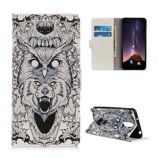 OnePlus 7 Pro pattern leather case - Abstract Owl